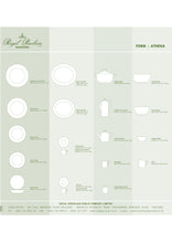 Carica l'immagine nel visualizzatore di Gallery, Filo Oro - linea Athena - servizi completi - Porcellana - Royal Porcelain