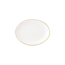 Carica l'immagine nel visualizzatore di Gallery, Filo Oro - linea Athena - piatto per antipasti cm.21 - Porcellana - Royal Porcelain