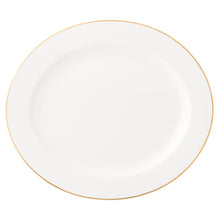 Carica l'immagine nel visualizzatore di Gallery, Filo Oro - linea Athena - piatto portata ovale cm.37,5 - Porcellana - Royal Porcelain