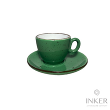 Load image into Gallery viewer, Cappuccino Cups 17cl - Luna - Iris Dots (set of 6 pieces)