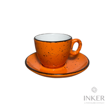 Load image into Gallery viewer, Cappuccino Cups 17cl - Luna - Iris Dots (set of 6 pieces)