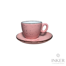 Load image into Gallery viewer, Cappuccino Cups 17cl - Luna - Iris Dots (set of 6 pieces)