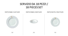 Carica l'immagine nel visualizzatore di Gallery, Mirage Mirror - linea Athena - servizi completi - Porcellana - Royal Porcelain -