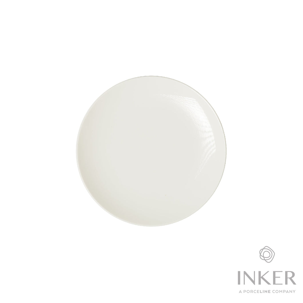INKER - Piatto piano 25.7cm - linea Coupe - Porcellana (set da 6 pezzi)