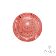 Carica l&#39;immagine nel visualizzatore di Gallery, INKER - Tazzine da Caffè Espresso 9cl - linea Giorgia - Porcellana - Nevelines in 4 colori (set da 6 pezzi)  Rosso Nevelines
