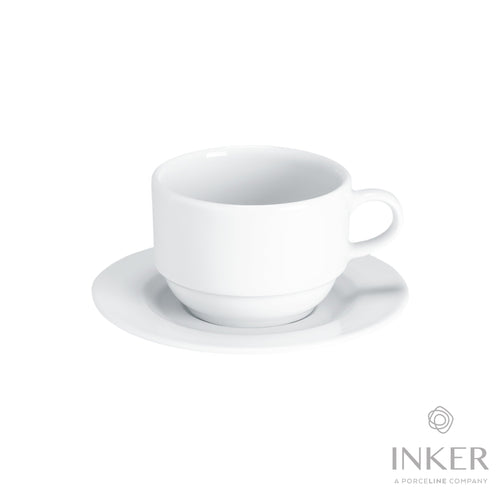 INKER - Tazze da The 25cl - linea Selena - Porcellana (set da 6 pezzi)