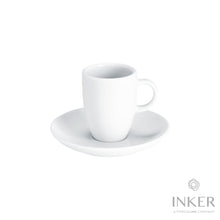 Carica l&#39;immagine nel visualizzatore di Gallery, INKER - Tazzine da Caffè Espresso 7.5cl - linea New High - Porcellana (set da 6 pezzi)
