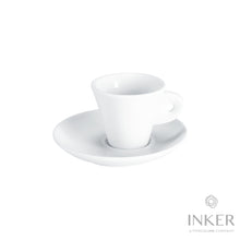 Carica l&#39;immagine nel visualizzatore di Gallery, INKER - Tazzine da Caffè Espresso 7cl - linea Gaia - Porcellana (set da 6 pezzi)
