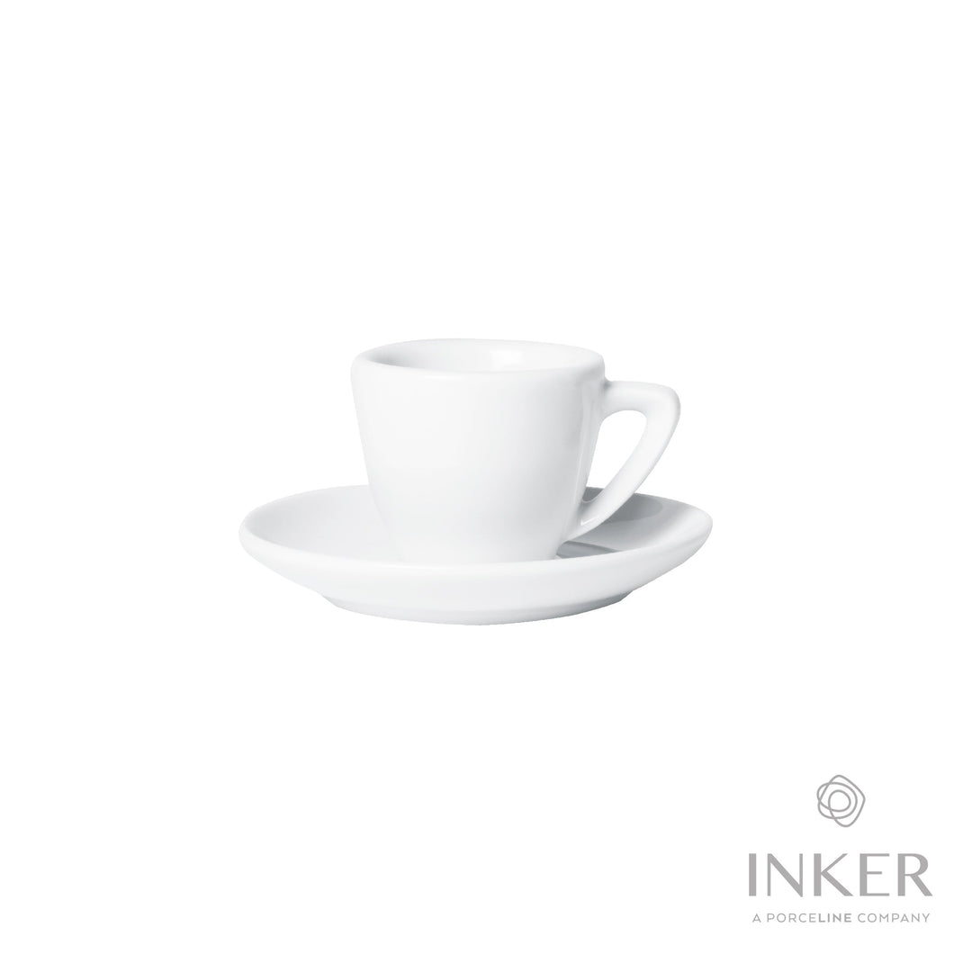 INKER - Tazzine da Caffè Espresso 6cl - linea Gorky - Porcellana (set da 6 pezzi)