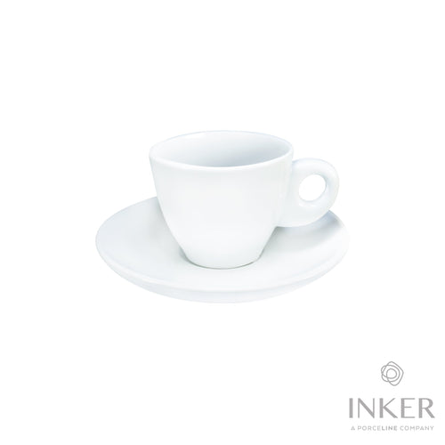 INKER - Tazzine da Caffè Espresso 6cl - linea Ines - Porcellana (set da 6 pezzi)