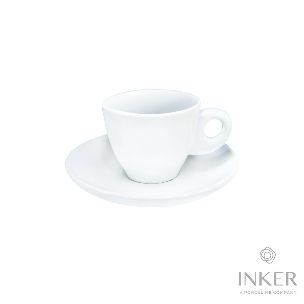 INKER - Tazzine da Caffè Espresso 6cl - linea Ines - Porcellana (set da 6 pezzi)