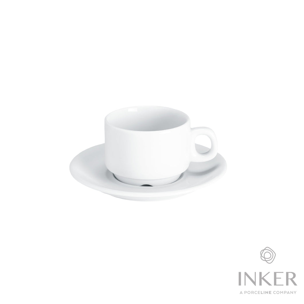 INKER - Tazze da Cappuccino 20cl - linea Sissy - Porcellana (set da 6 pezzi)