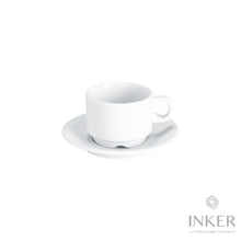 Carica l&#39;immagine nel visualizzatore di Gallery, INKER - Tazzine da Caffè Espresso 8cl - linea Arena - Porcellana (set da 6 pezzi)
