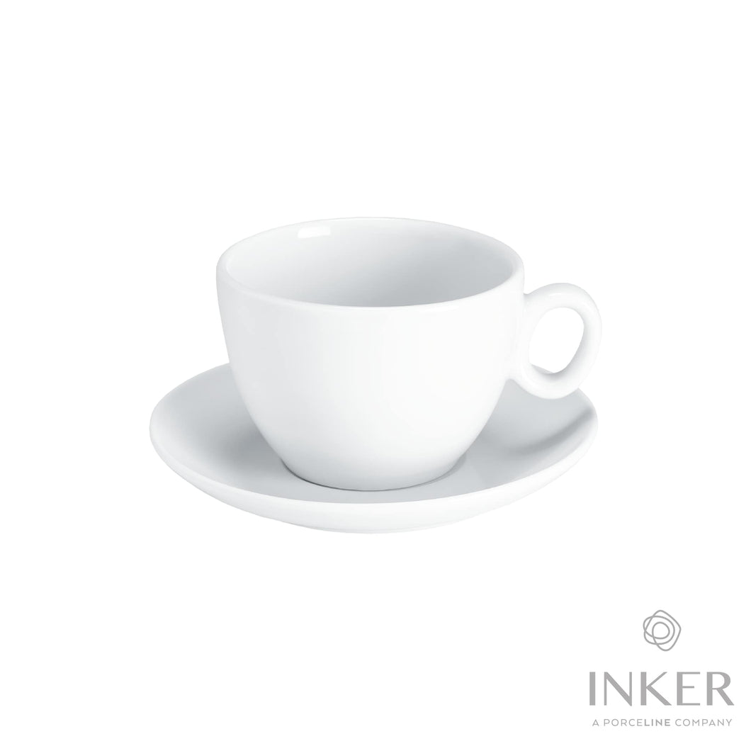 Tazzina Caffè Espresso Personalizzata (set da 150 tazzine + piattini) Capacità tazza: 6-9cl
Peso: 130-150 g (singola tazza) + piattino 123-125g (singolo piattino)

Piattino centrato compatibile
Diametro: 11,5cm
Piattino decentrato compatibile:
Diametro: 12cm

Confezione: 6 tazzine + 6 piattini
Materiale: Porcellana
Produttore: INKER (MADE IN EU) 