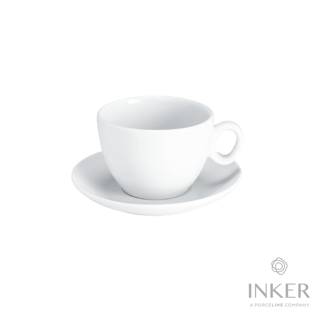 INKER - Tazzine da Caffè Espresso 7cl - linea Luna - Porcellana (set da 6 pezzi)