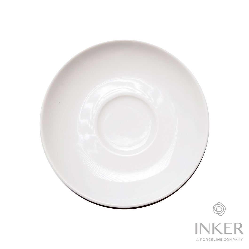 INKER - Piattino Caffè Espresso 11.5cm - Porcellana (set da 6 pezzi)