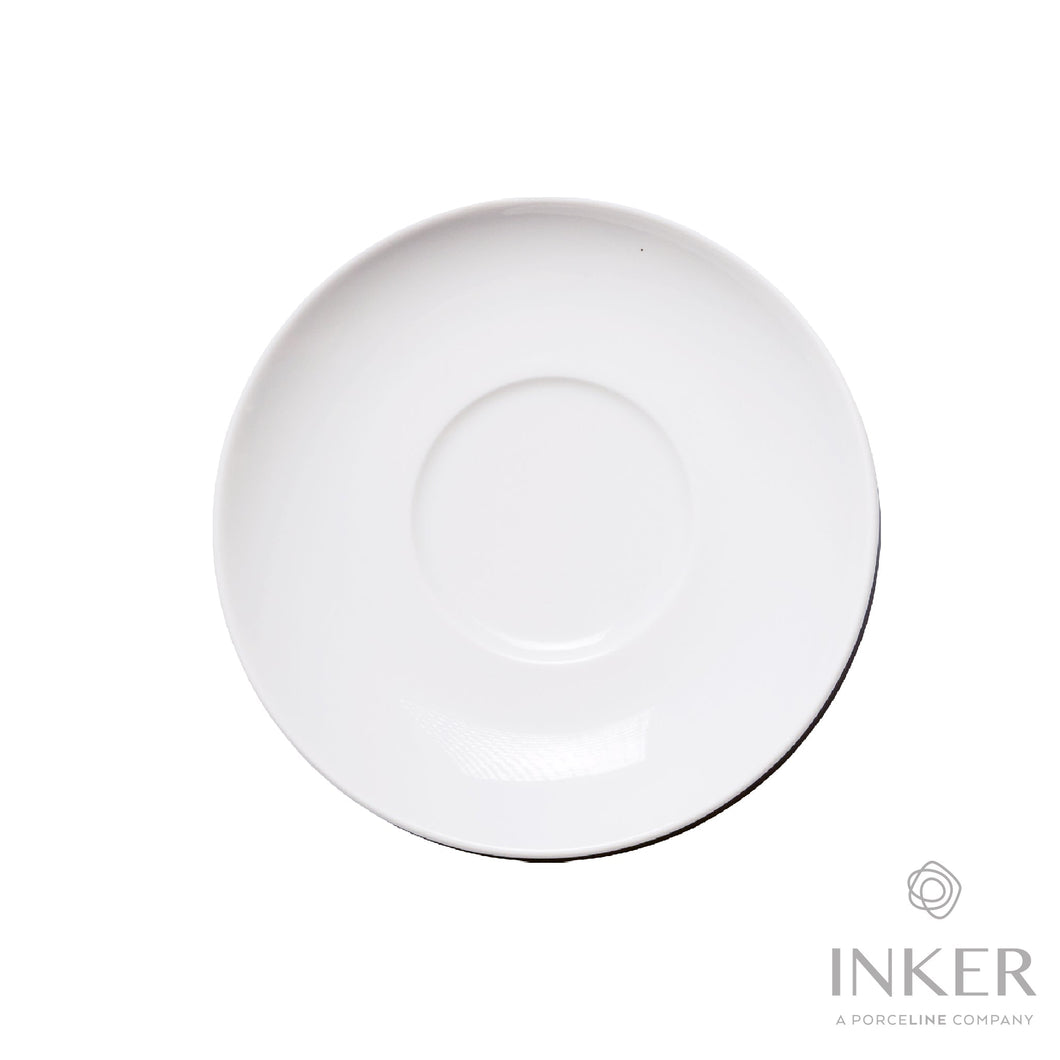 INKER - Piattino Cappuccino 14,5cm - Porcellana (set da 6 pezzi)