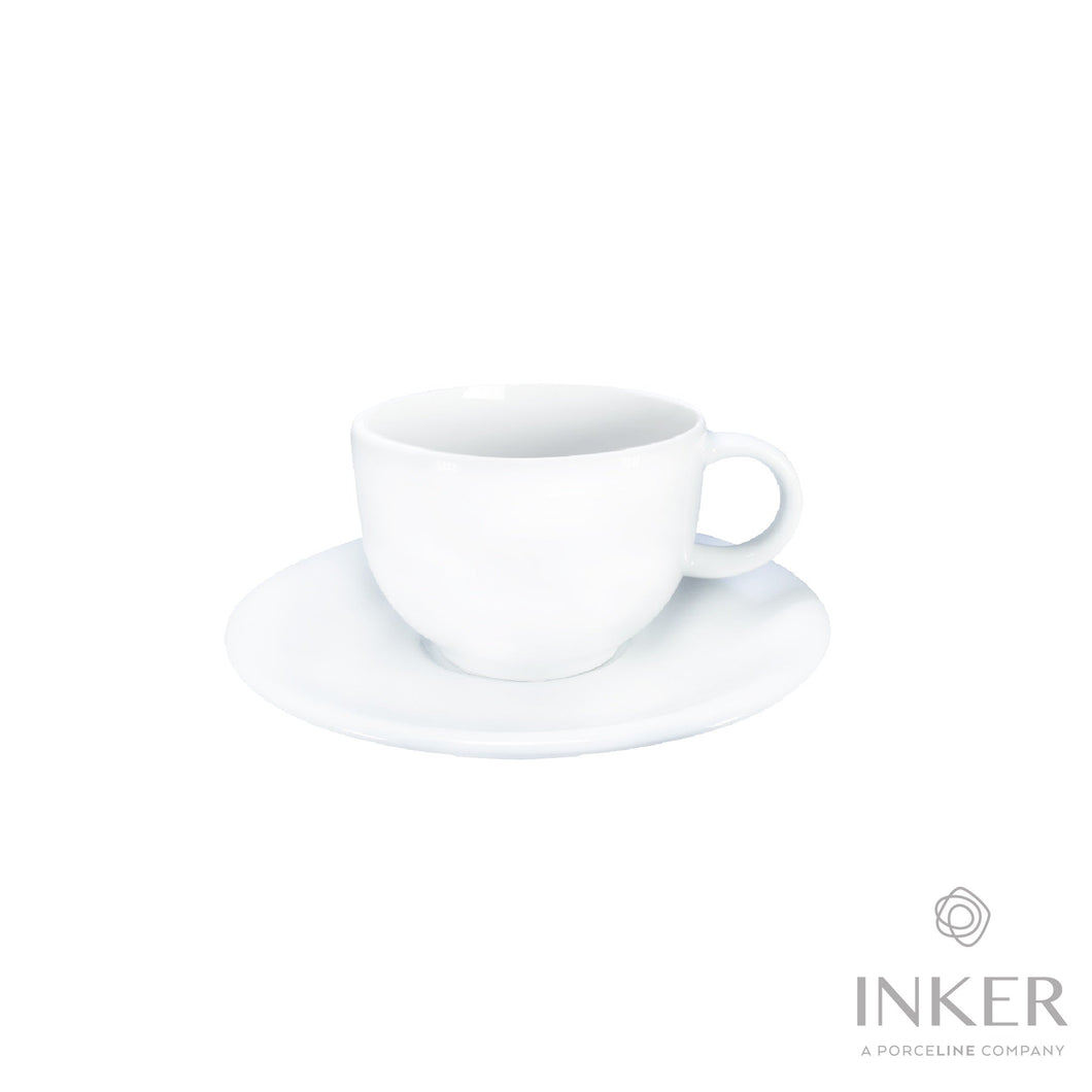 INKER - Tazzine da Caffè Espresso 10cl - linea Valentina - Porcellana (set da 6 pezzi)