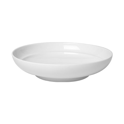  Bianco - linea Gong - piatto fondo cm.20,5 (set da 6 pezzi) - Porcellana - Royal Porcelain