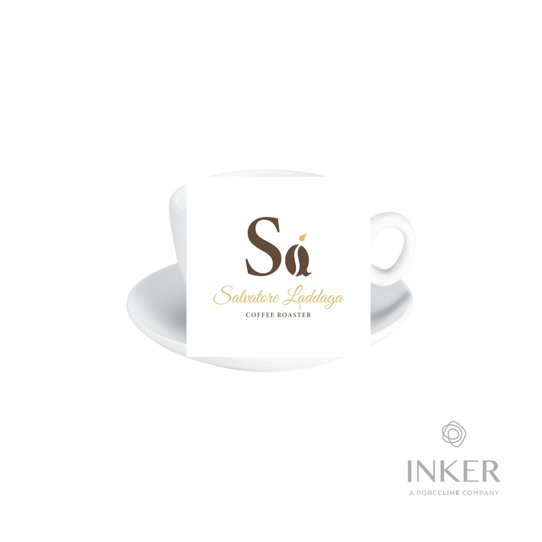 Personalized Espresso Coffee Cup (set of 150 cups + saucers)